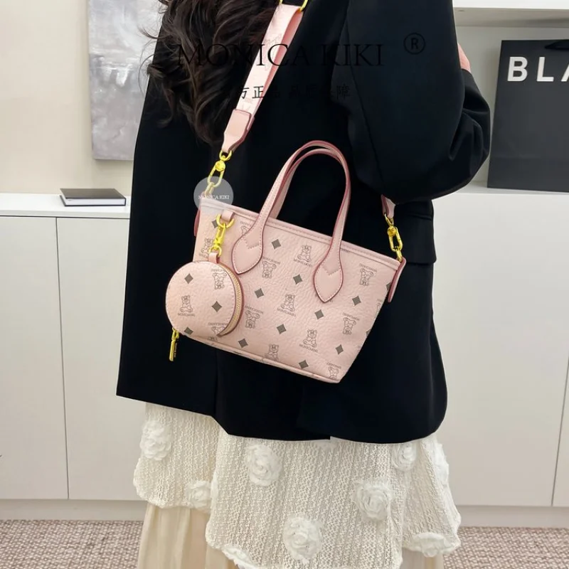 

Popular Classic High-End Leather Women's Tote Bag Luxury Brand Elegant Trendy Vintage Daily Commuter Bag