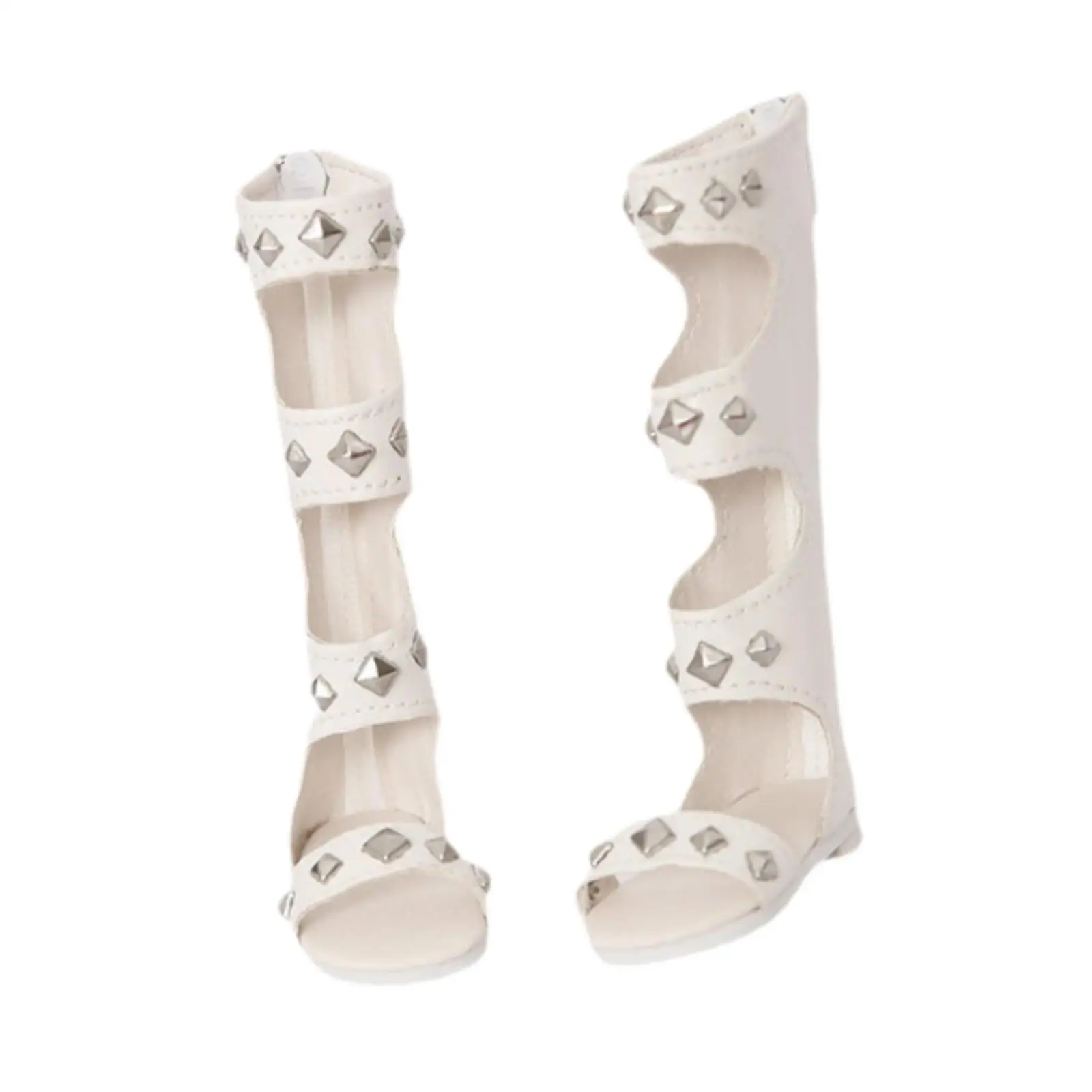 

1/4 обувь для кукол BJD для кукол 16,5-17,7 дюймов, белые аксессуары для кукол, кукольные сапоги