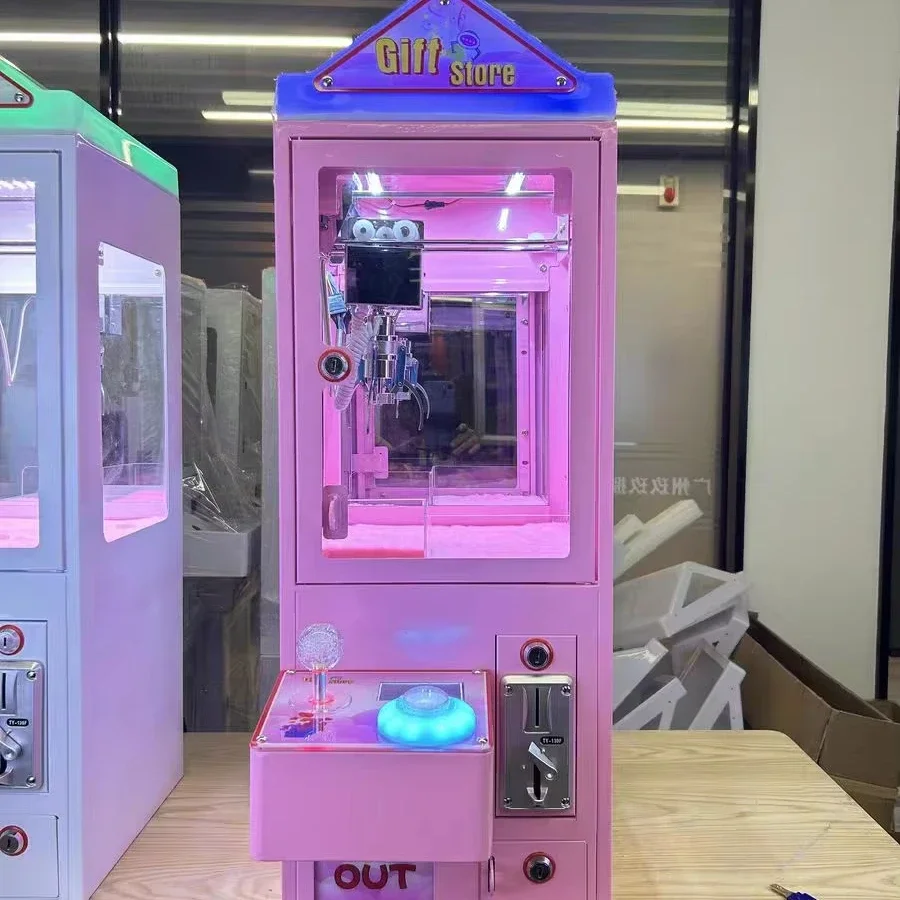 Commercial Custom Claw Toy Grabber Flashing Light Emitting Diode Light Sound Fun Game Center Doll Machine