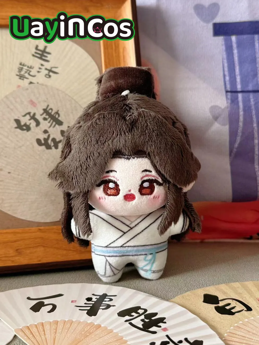 Anime Tian Guan Ci Fu Hua Cheng Xie Lian He Xuan Qing Xuan Official Stuffed 12cm Plushie Plush Clothes Doll Keychain Keyring Bag