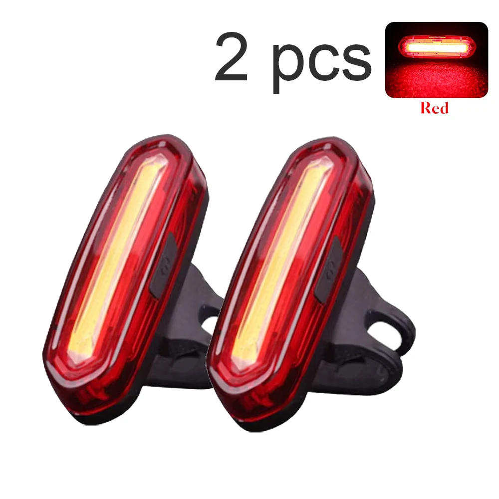 Fiets achterlicht mtb rood licht fiets achterlicht usb oplaadbare led fietspiets waarschuwingslampje mountainbike lamp