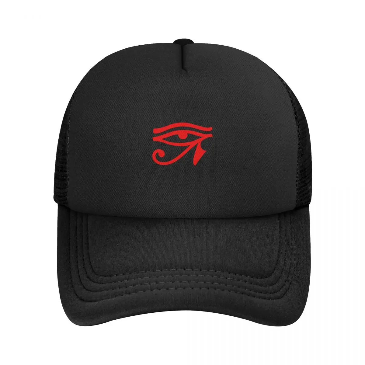 Red Eye of Horus symbol Baseball Cap Hat Beach Cosplay Golf Men Women's