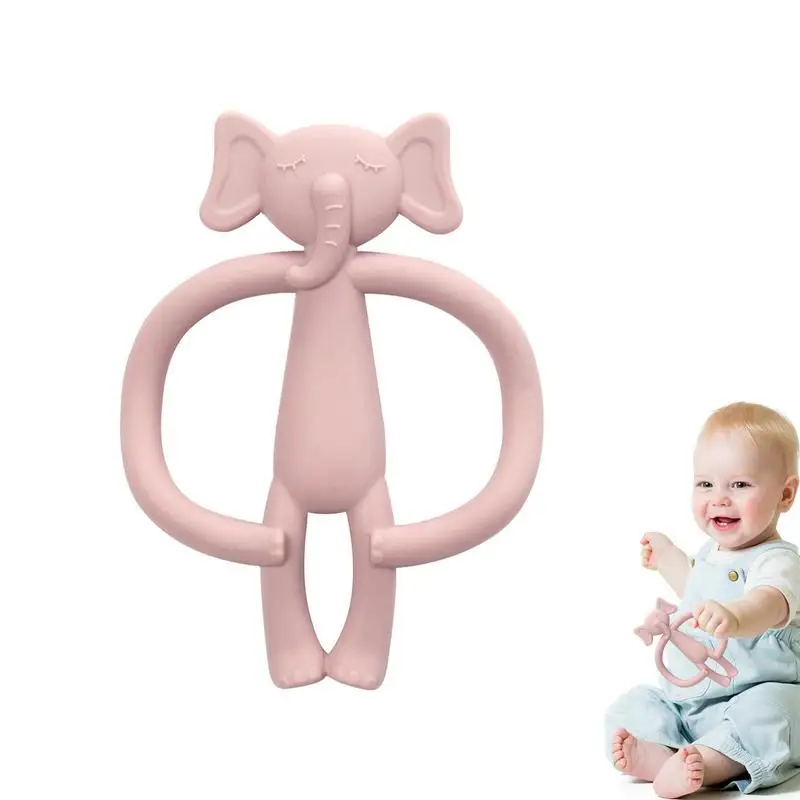 Baby Teething Ring Effective Baby Hand Grip Teether Baby Stuff Available To Soothe And Relieve Your Baby's Toothache