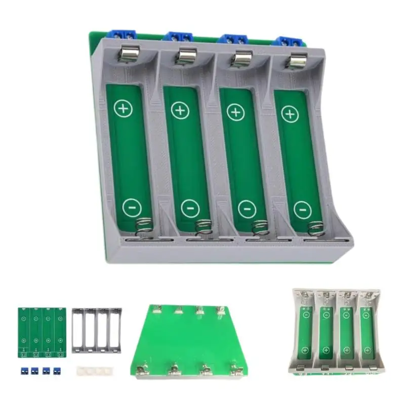1 مجموعة 4/8-قنوات قدرة البطارية جهاز اختبار المقاومة الداخلية حامل البطارية 21700 حامل البطارية لاختبار كاشف الطاقة