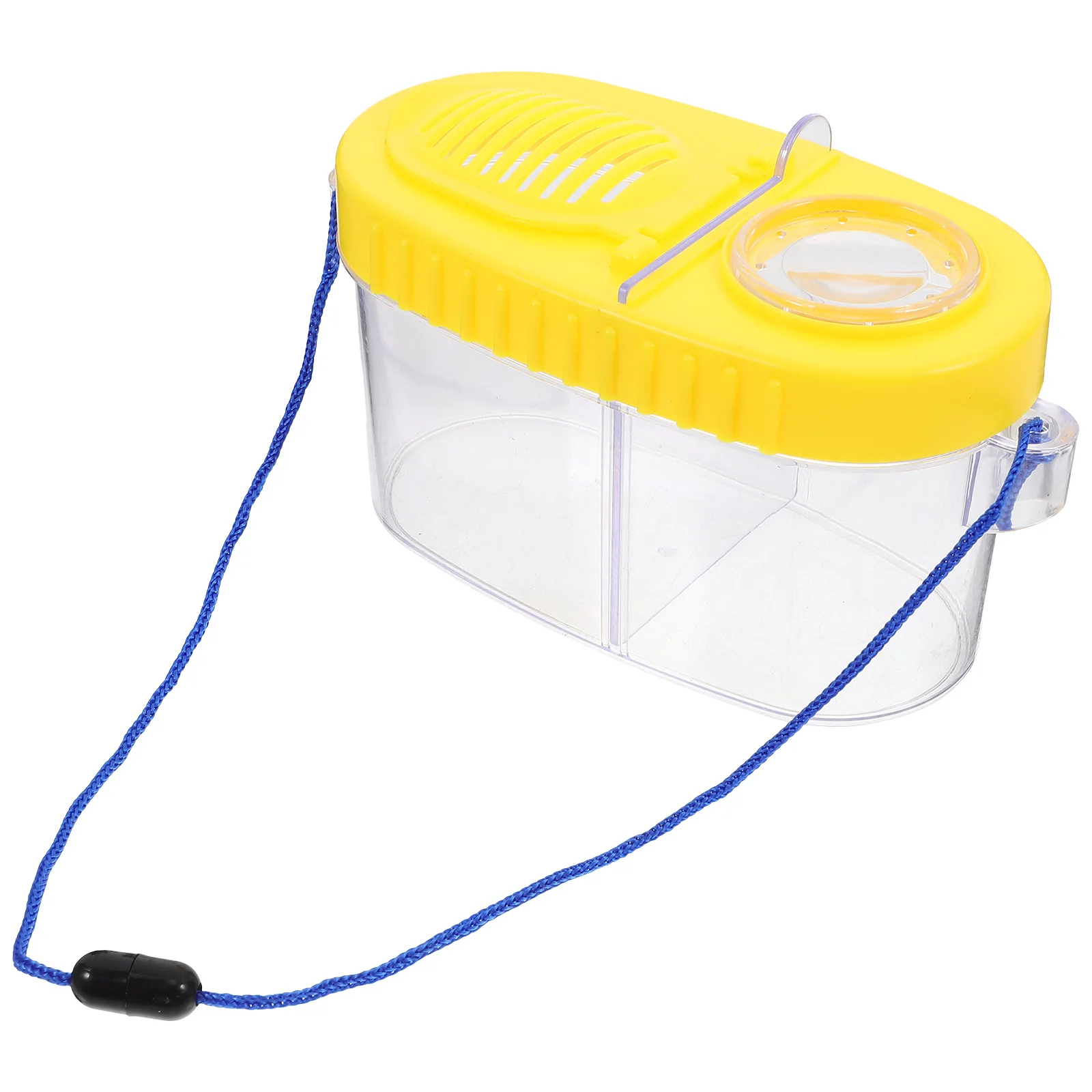 Observeur d'insectes jaune, loupe biologique, outil d'exploration pour enfants, apprentissage scientifique éducatif, 1 pièces