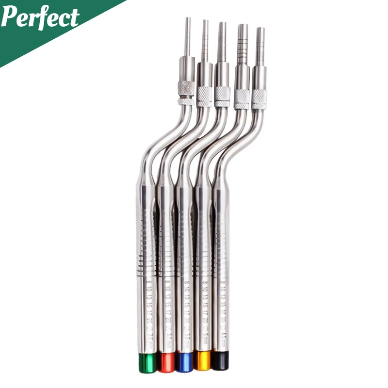 

Dental Implant Osteotome Instruments Sinus Lift Bended Sinus Lifting Device Implant Bone Extruder ( Concave Tips)