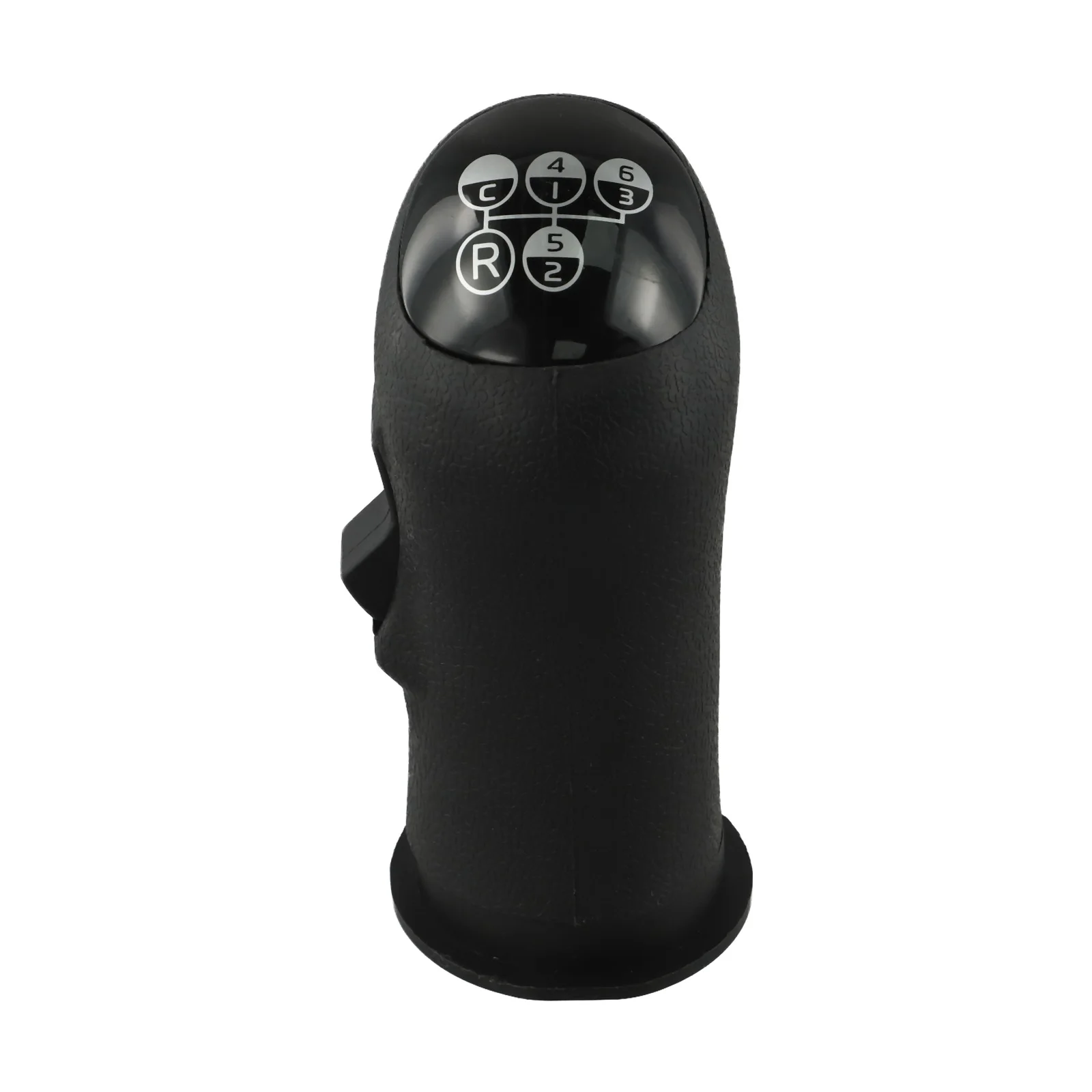 Black Gear Lever Knob 6 Speed Gear Knob Easy Installation Non-deformation Component OEM Number 20488052 Wear-resistant Structure