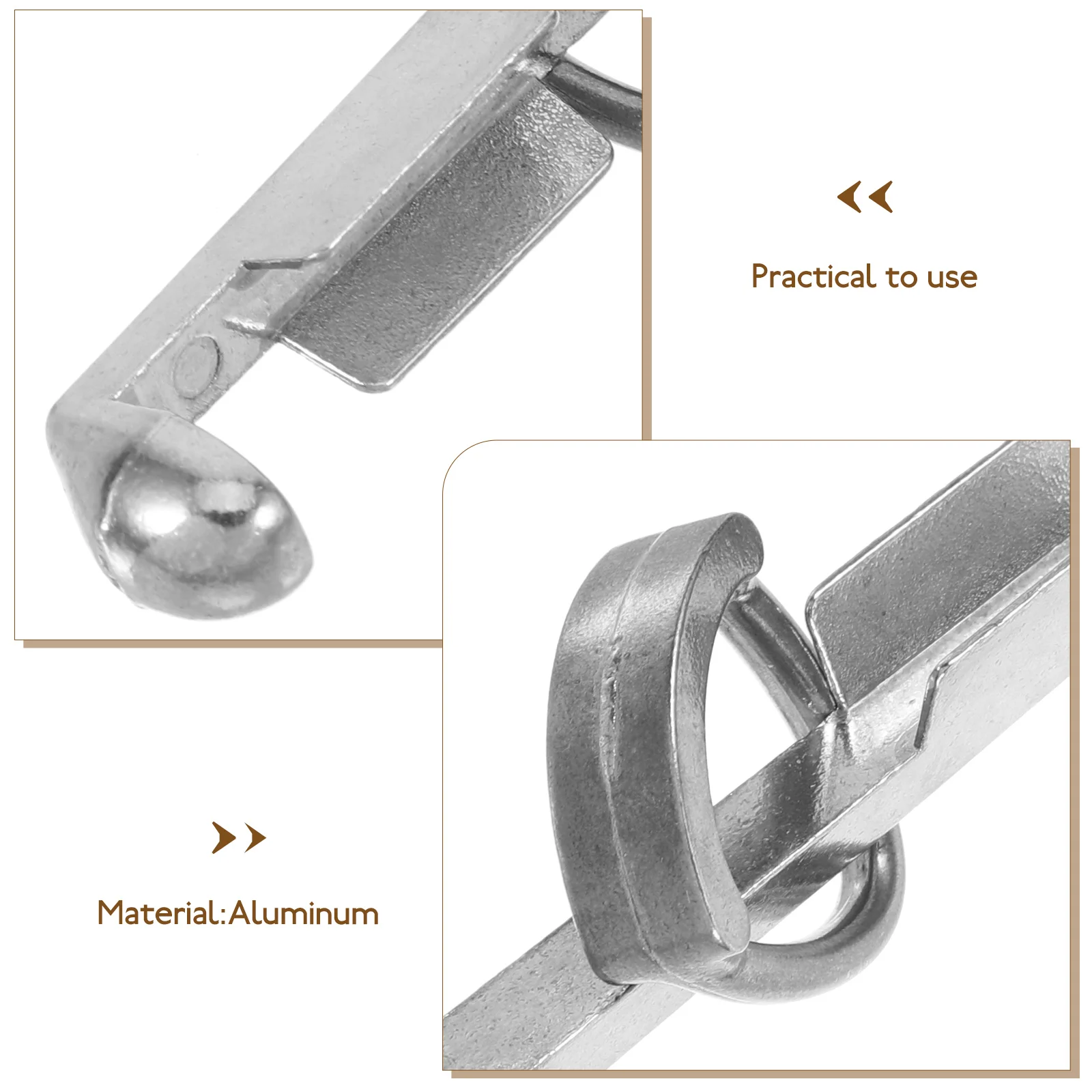 

Pool Cue Tip Clamp Aluminum Durable Repair Tool for Billiard Cue Tip Repair and Stick Protection Billiard Accessory