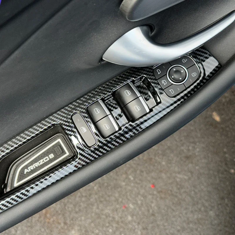 

Для Chery ARRIZO 8, стеклянная панель переключателей, специальный оригинальный автомобильный поручень с древесным зерном, оконный подъемник, аксессуары для модификации салона автомобиля