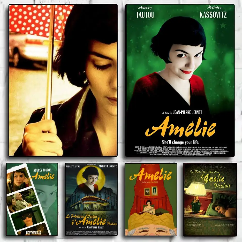 Póster de película clásica A-Amelie, arte de pared estético moderno, impresión artística para sala de estar, dormitorio, oficina, decoración del hogar, regalo, arte moderno