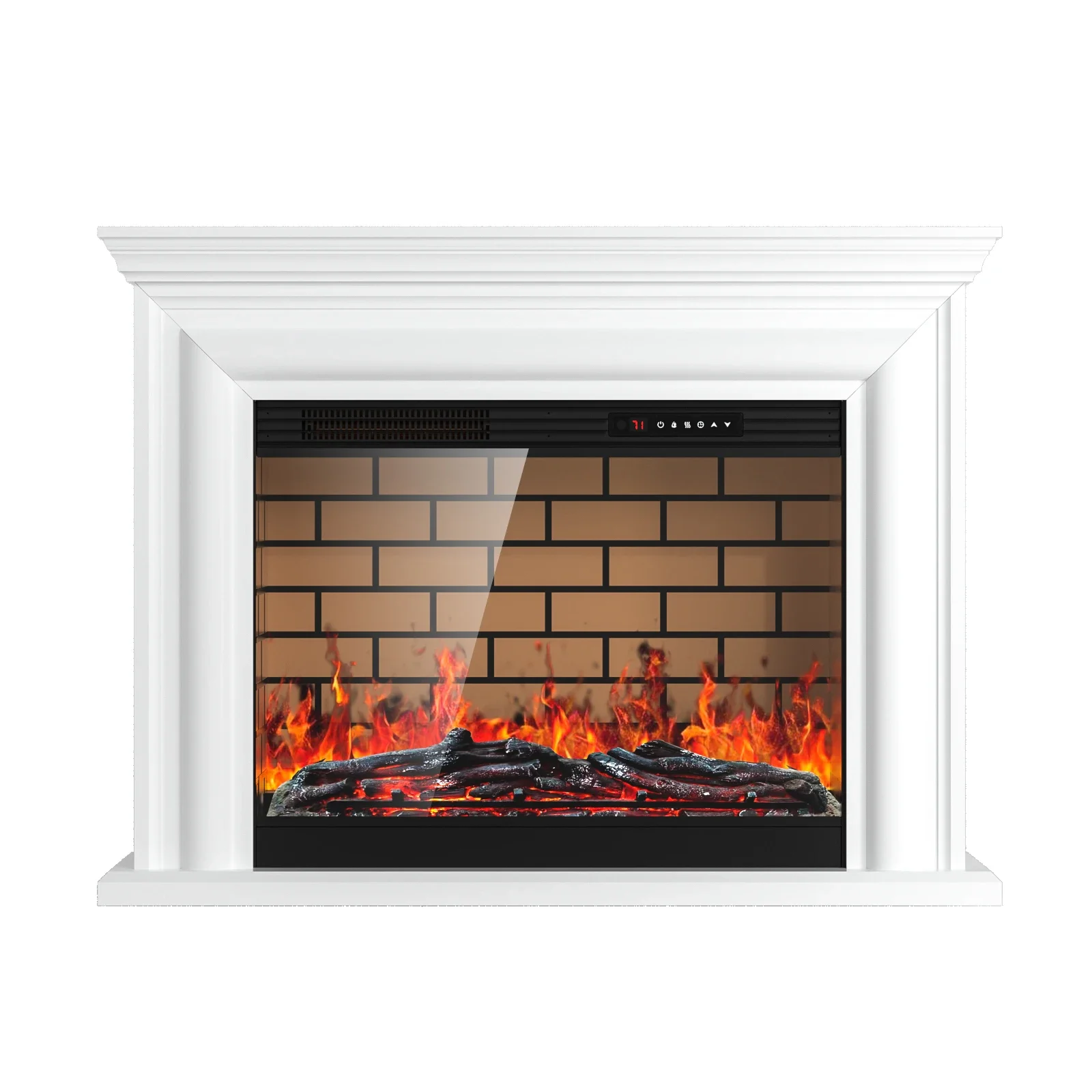 Electric Fireplace Power Adjustable Parts Sales Hotel Remote Mantel Mantle Origin Type Free Heated Warranty YEAR Household ETL