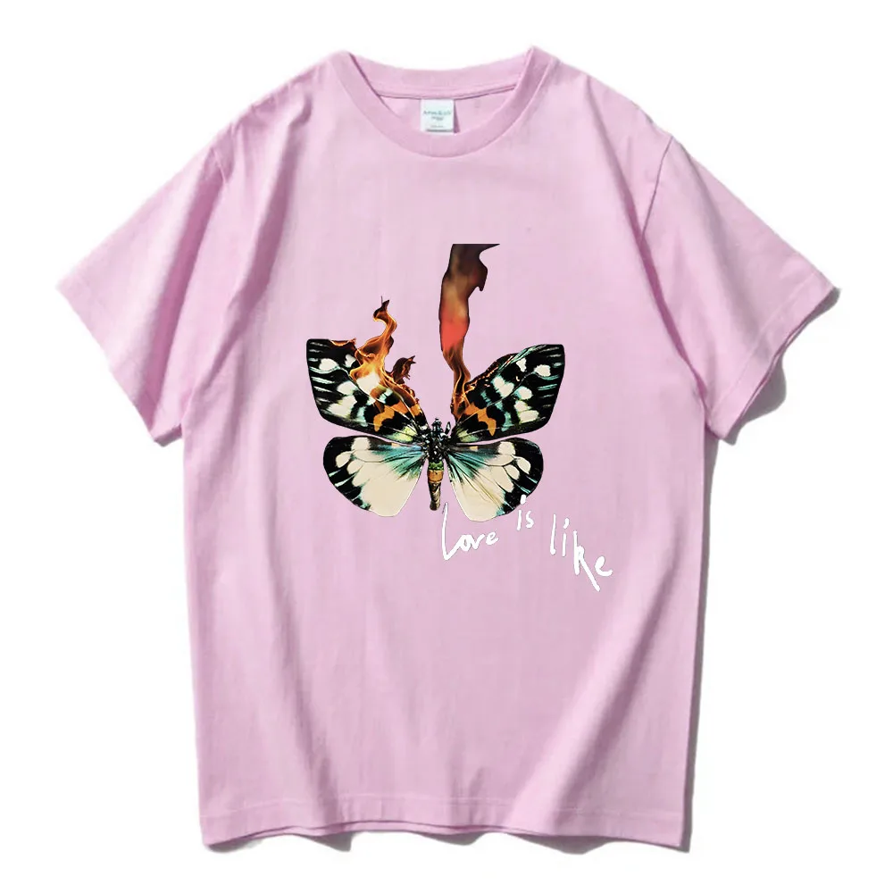 MAROON 5 Love Is Like Tour T-shirt Album Pattern Printed T-shirt Grunge Fashion Neutral Street Wear Summer Men's T-shirt Top