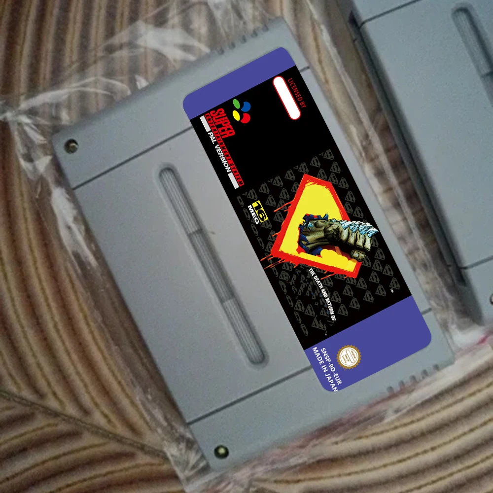 لعبة أكشن للموت وإرجاع سوبر مان - خرطوشة إصدار الولايات المتحدة الأمريكية أو أوروبا متاحة لوحدات تحكم ألعاب SNES #1