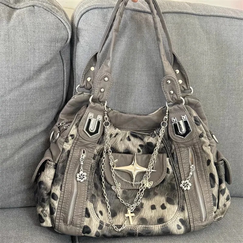 leopard-print-tote-bag-y2k-cross-star-subculture-texture-punk-niche-girl-tote-large-capacity-handbag-shoulder-bag-crossbody-bag