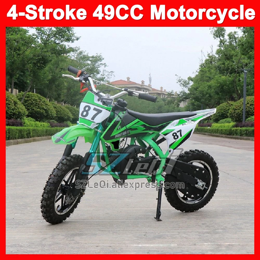 2023 49/50CC 4 Stroke ATV OFF-road Gasoline Motorcycle Racing MOTO Dirt Bike Motorbike For Outdoor Sports Race Team Racing Game