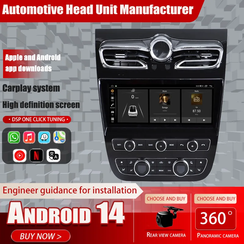 Car Radio Stereo 10.9“ Android 14 Screen For Bentley Bentayga 2016-2020 Car Radio Head Unit GPS Navigation Carplay Radio Screen