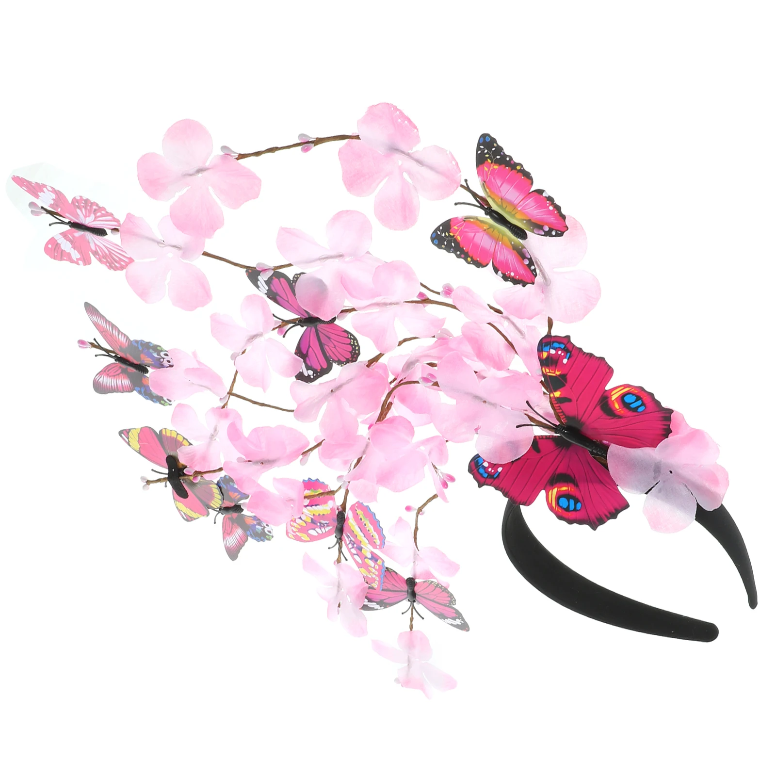 

Simulated Butterfly Head Hoop Fascinator Headband Fascinators Women Headpiece for Headbands Makeup Womens