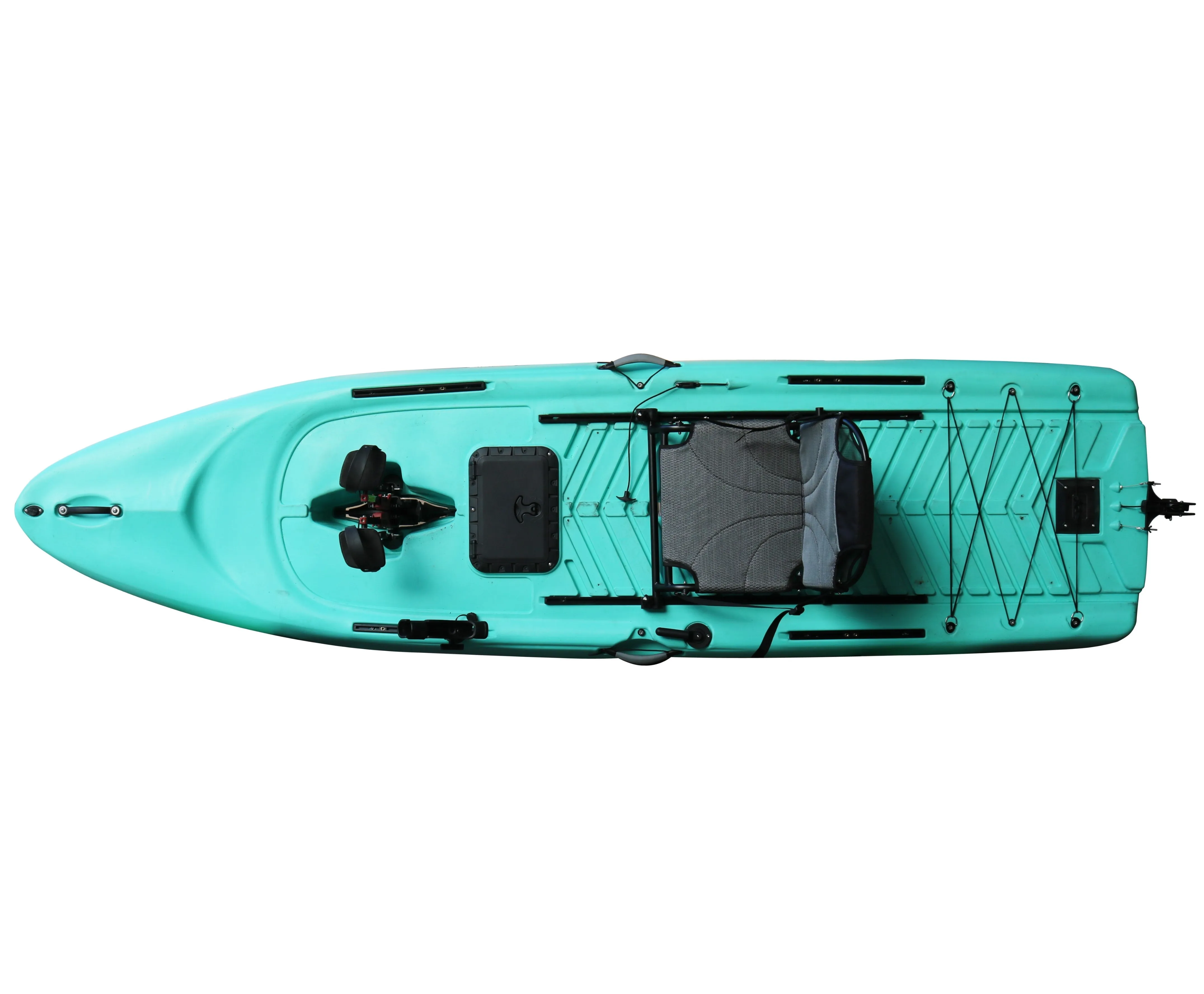 Seat Adjustable Maneuverability Speed Single Rack Fishing Drive Foot Pedal Drive Kayak