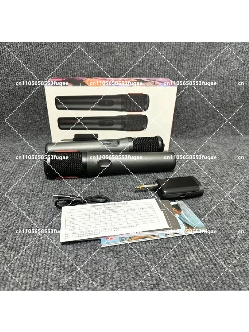 Wireless Microphone 1 to 2 Dual Channel for PartyBox Karaoke System