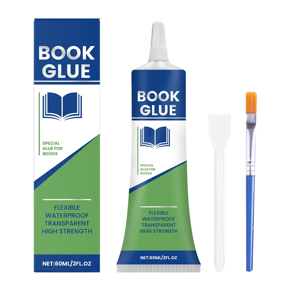 Professional Book Glue Strong Adhesive Clear Book Adhesive Transparent Book Binding Adhesive for Greeting Cards Invitations