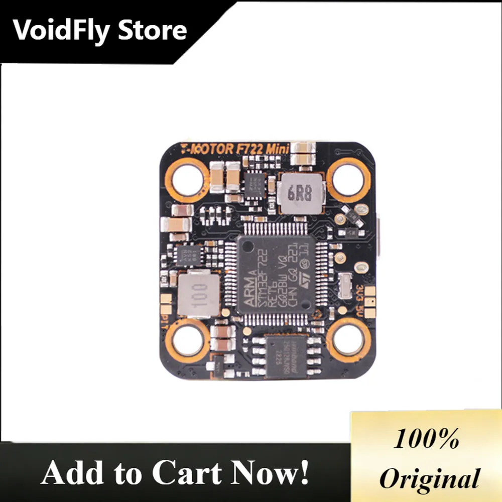 VoidFly TMOTOR T-MOTOR MINI F7 Flight Control 3-6S MPU6000 OSD Dual BEC Support HD VTX 20x20MM For FPV Racing Drone