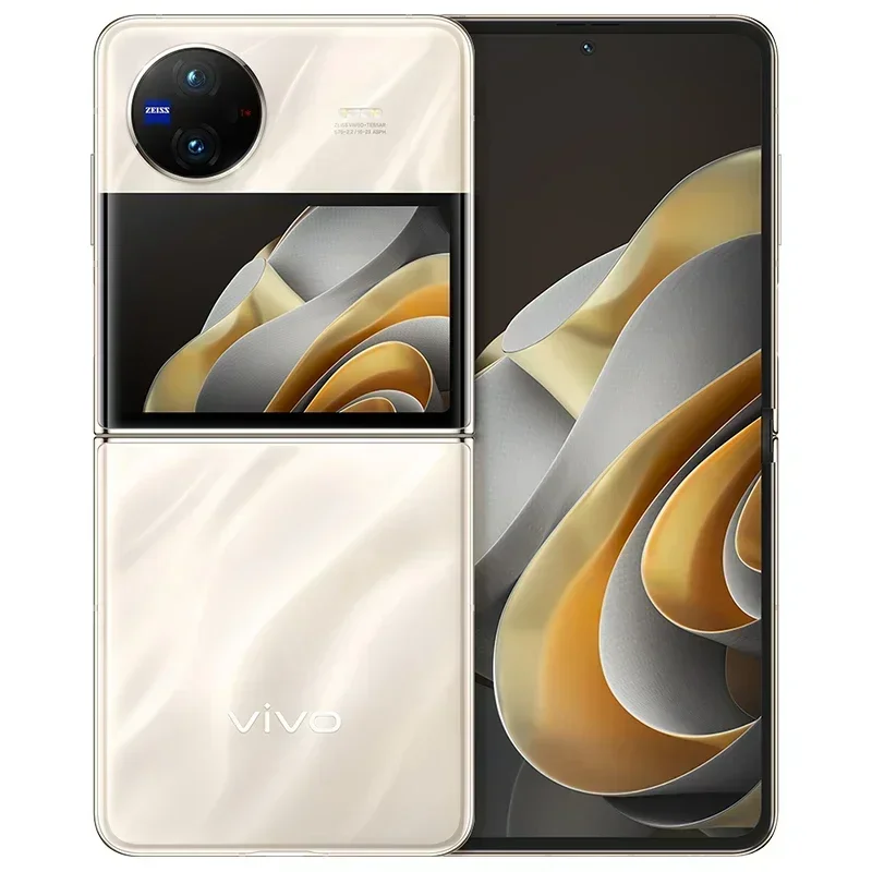 هاتف ذكي Vivo X Flip 5G شاشة أندرويد 6.74 بوصة 4400 مللي أمبير 44 وات شحن ROM 256GB 50MP كاميرا وحدة المعالجة المركزية Snapdragon 8 + Gen1 هاتف مستعمل