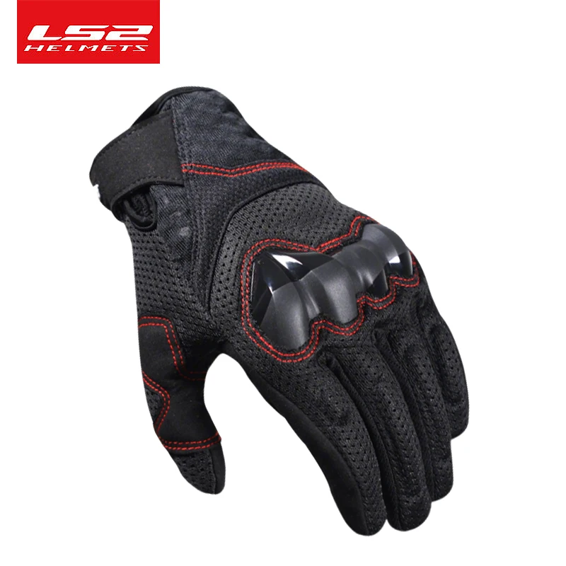 

Ls2 мотоциклетные перчатки для мужчин, сетчатые дышащие мотоциклетные перчатки, защита от падения и износа, сенсорный экран на лето MG040