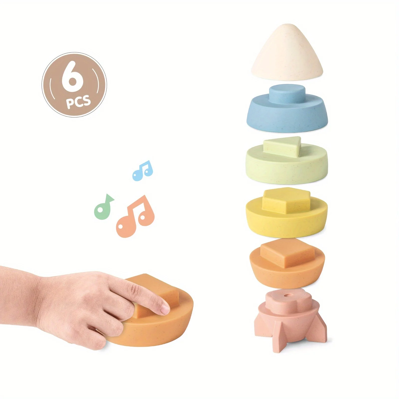 baby stack Cups baby early toys  Bathing Plaything Funny Baby Grasping Toy  pvc  Cubes Montessori toys