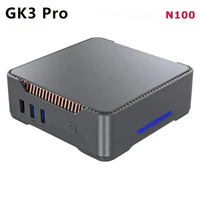 

GK3V GK3 Pro Alder Lake N100 Mini PC 8GB 256GB Windows 11 Pro 16GB 512GB WIFI5 BT4.2 Desktop Game Computer 8GB 128GB N5095