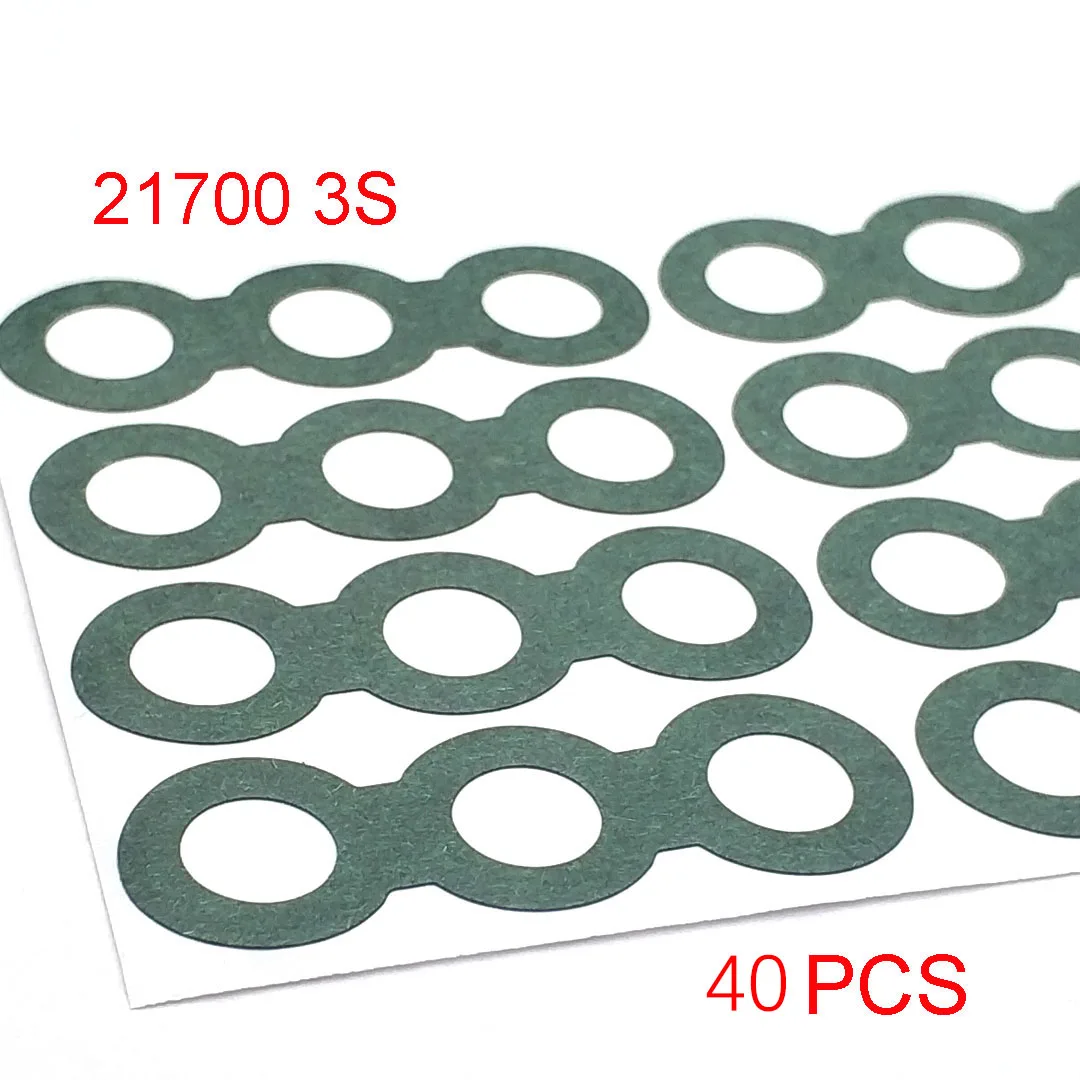 25/100 Stuks 18650 21700 Li-Ion Batterij Isolatie Pakking Gerst Papier Batterij Mobiele Holle Isolerende Elektrode Geïsoleerde Pads