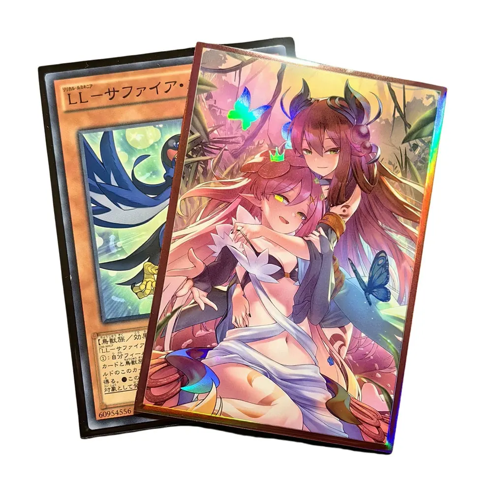 50ct Holographic Flashing Sleeves (Arianna The Labrynth Servant) Top Loading Trading Card Sleeves 63X90MM Deck Protector for YGO