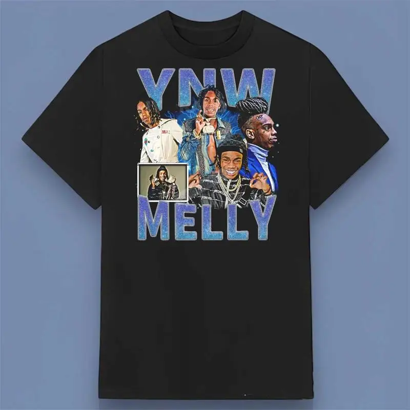 Футболка YNW Melly Rapper для фанатов, размер S 4Xl