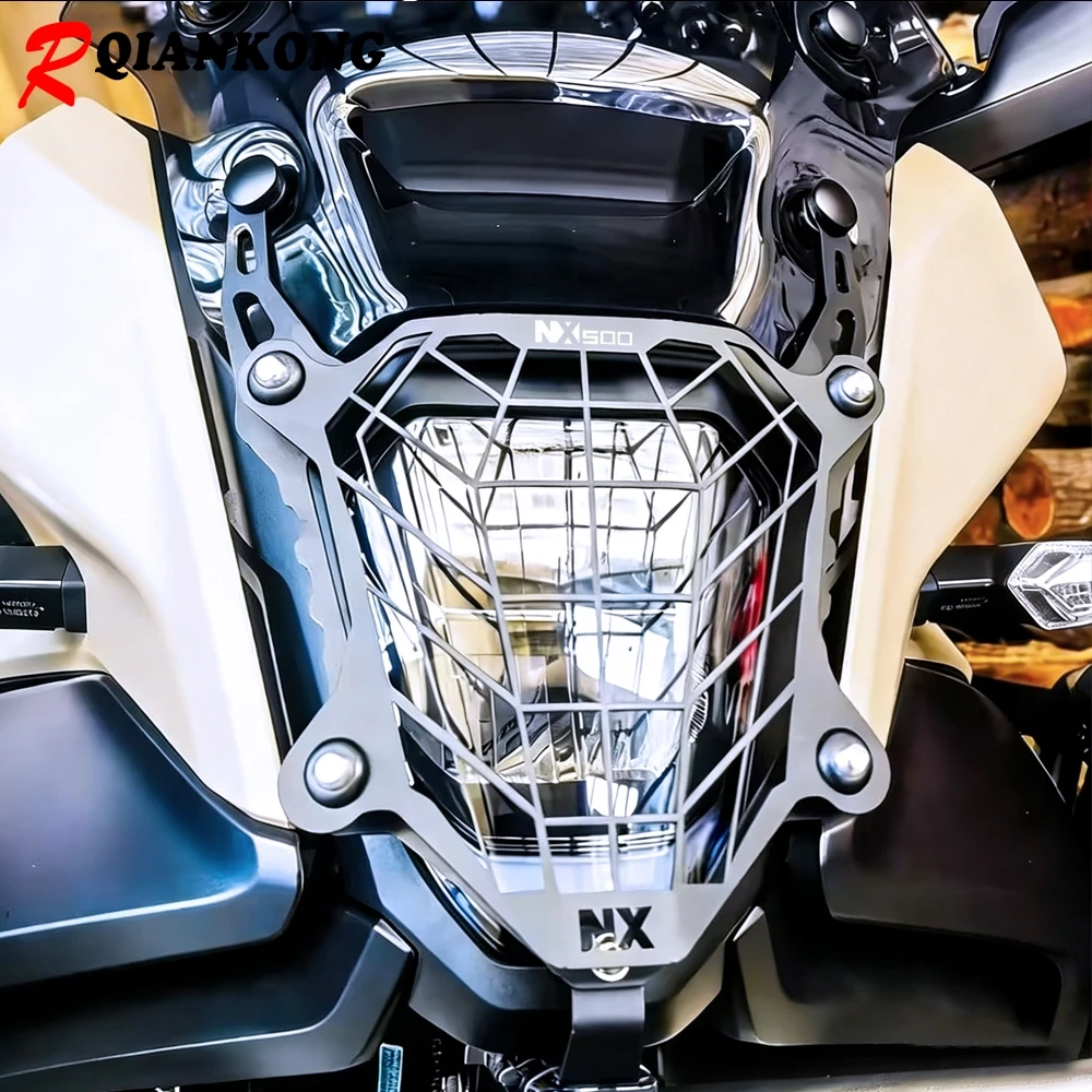 

Motorcycle Head Light Cover Protector For HONDA NX400 NX500 NX 400 500 E-Clutch 2024 2025 2026 Headlight Guard Protection Cover