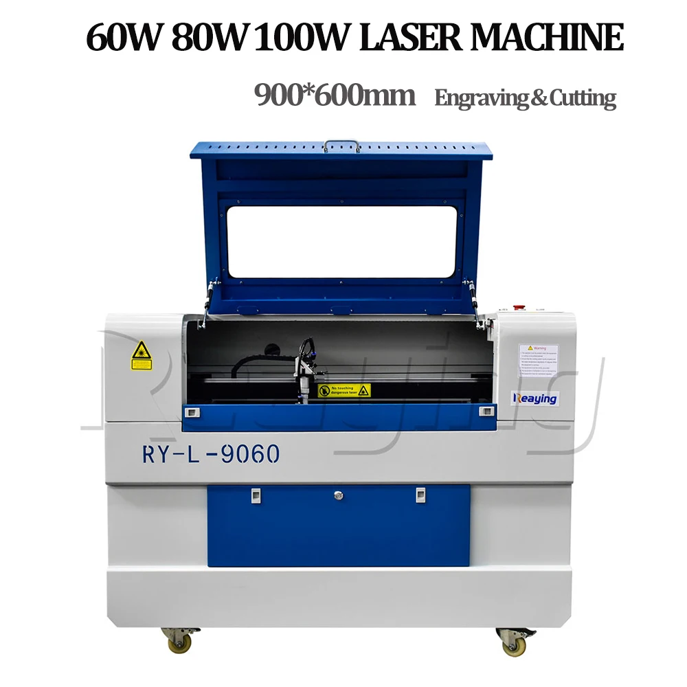 CO2 Laser Engraving Cutting 6090 9060 100W W2 W4 Reci