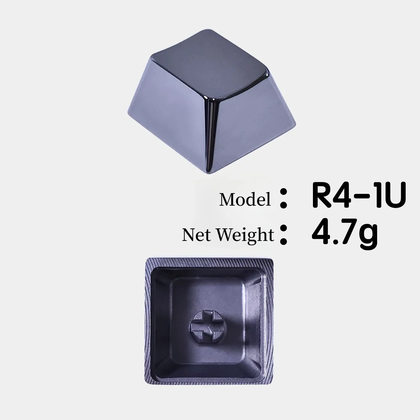 Original Mirror Polished Keycaps Set Custom Titanium Alloy Handmade Cherry Profile Keycaps for Mechanical Keyboard Accessories