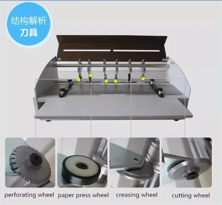 H-500 edging  paper creasing machine for folding hot foil stamping die cutting & creasing machine