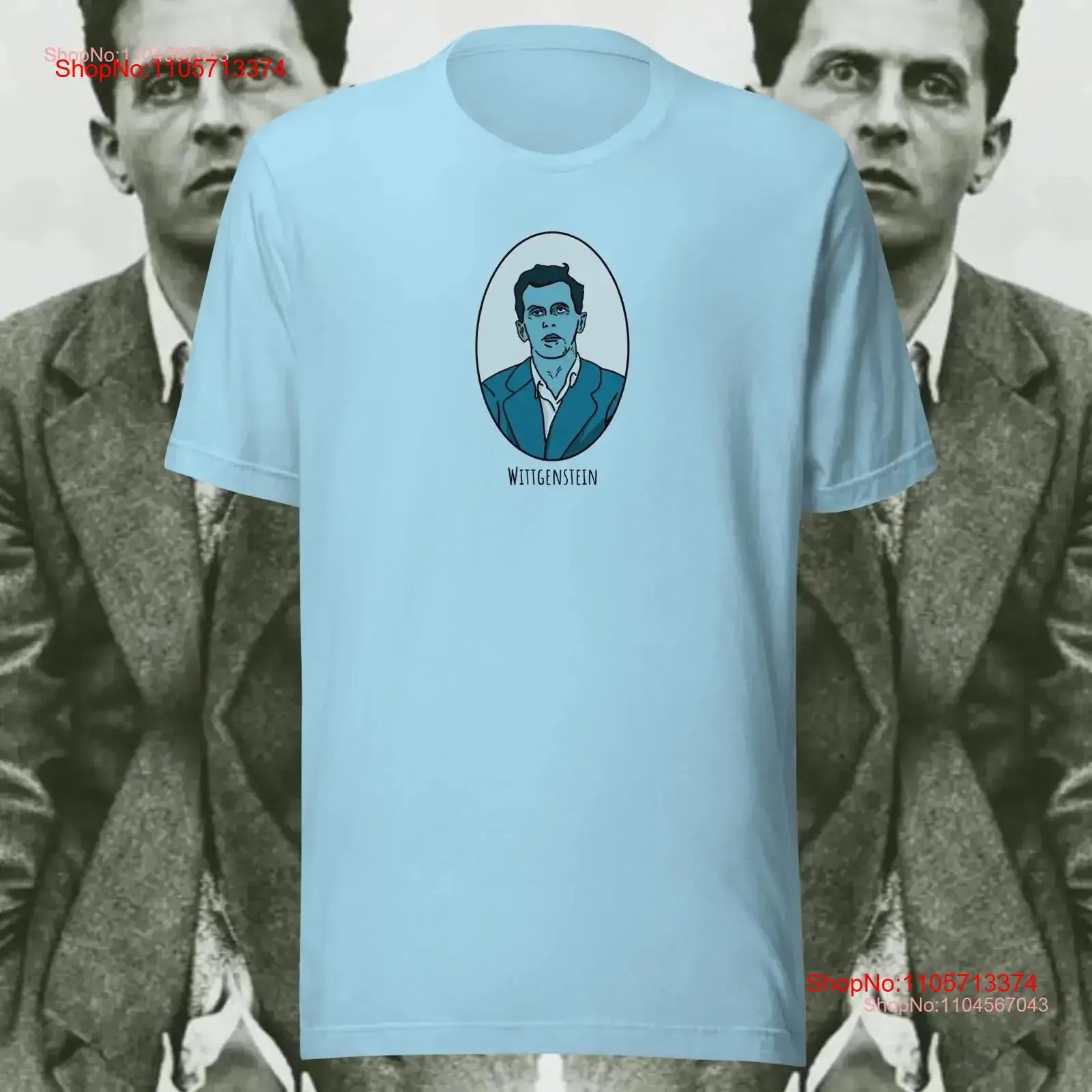 Wittgenstein Philosopher Linguist Genius T Shirt vintage Washed Unisex streetwear Comfortable Top For Everyday Wear homme