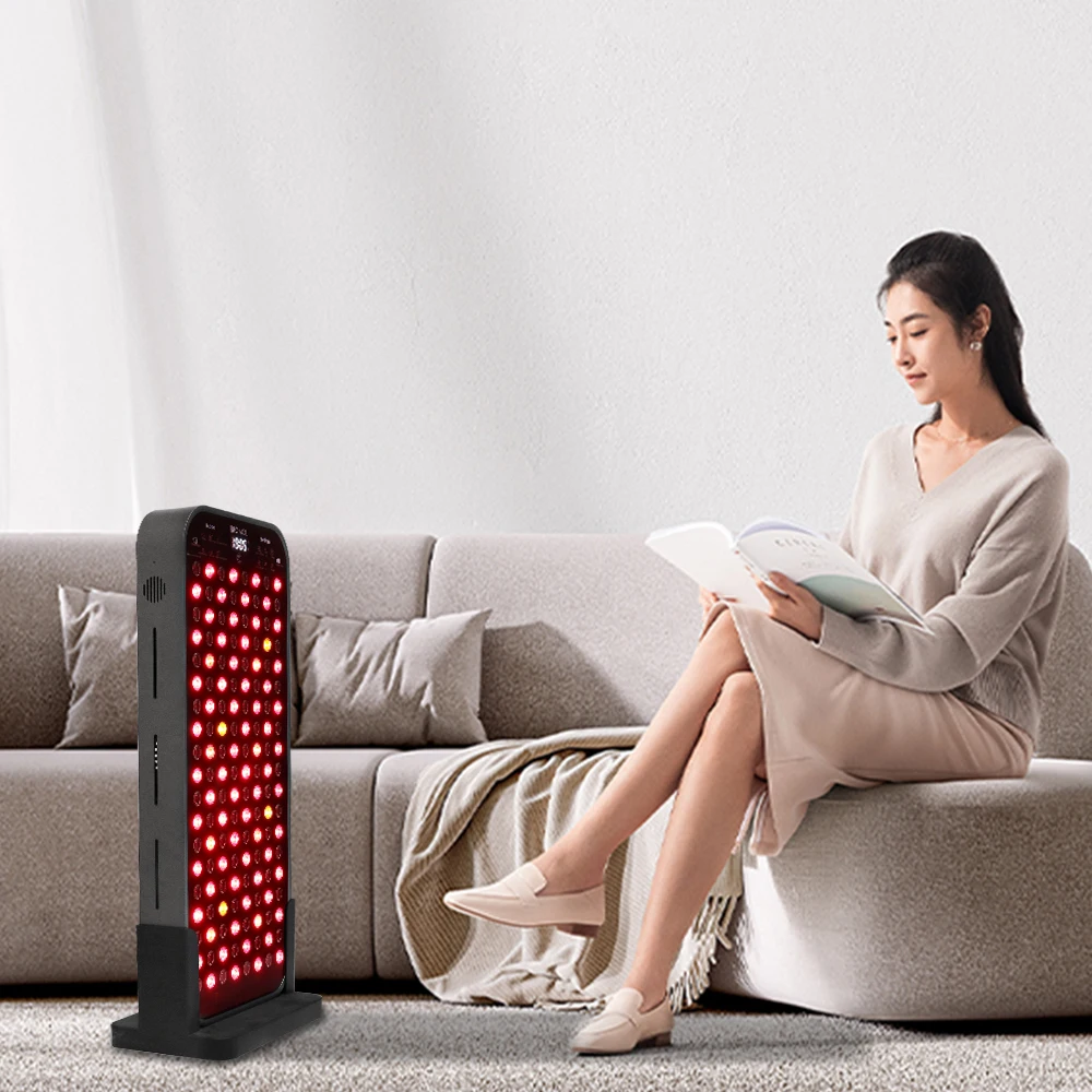 

Best Selling Voice Control 760W Light Therapy Lamp for Skin Care pain relief wound healing LED Red therapy device