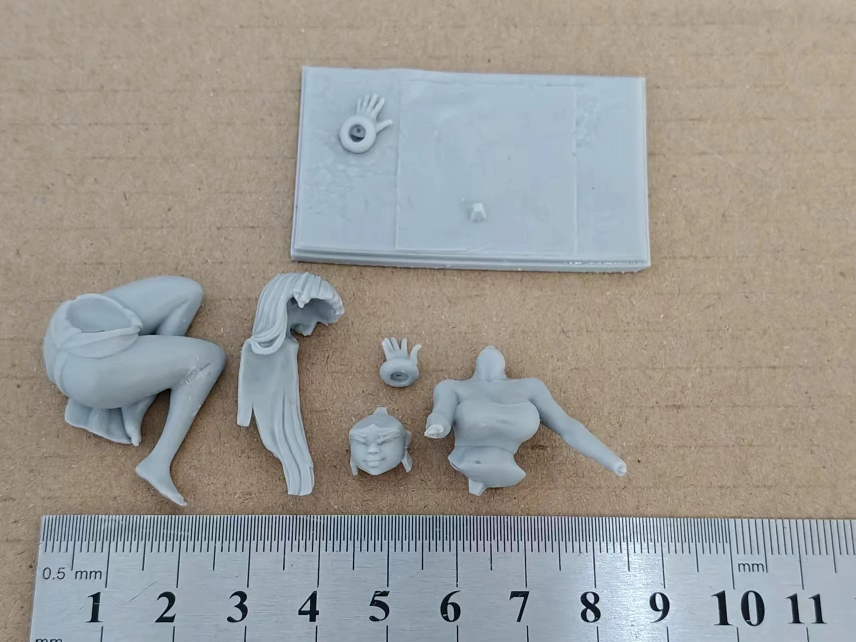 1/24 Schaal Hars beeldje Chel Nsfw DIY Twee versies Model Kit Ongemonteerd Ongeverfd Sculptuur speelgoed