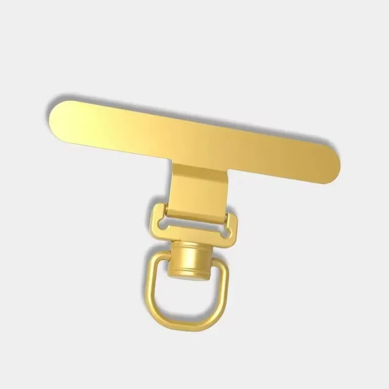360 °   Draaibare telefoonkoord Clip Patch Ultradunne roestvrijstalen telefoonhoes Hangende touwkaart Anti-verloren riem Vaste pakking