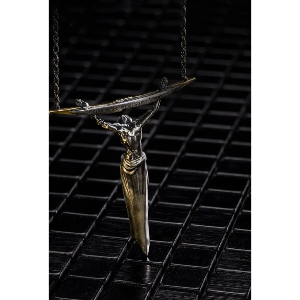 Simple Retro Game Around The Same Pendant Necklace Creative Fashion Trend Street Niche Party Men and Women Pendant Gift Jewelry