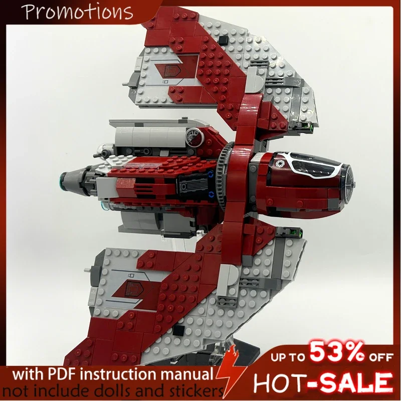 

745 PCS MOC Star Battle Shuttle Starship Model Building Blocks Creative Birthdays Gift for Kid Adult Collection Model