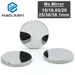 HAOJIAYI Co2 Laser Reflect Mirror Dia. 15 19.05 20 25 30 38.1mm Mo Laser Mirror for Co2 Laser Engraving and Cutting Machine