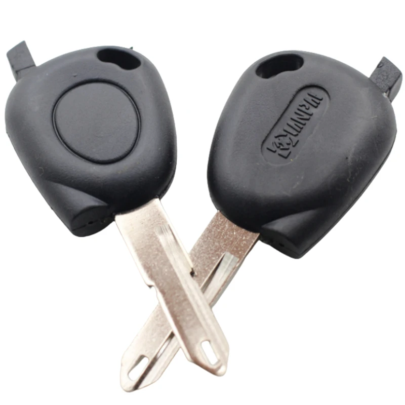XIEAILI OEM 10Pcs Car Key Shell Remote Fob Replacement Case Uncut Blade For Peugeot 206 207 view 2