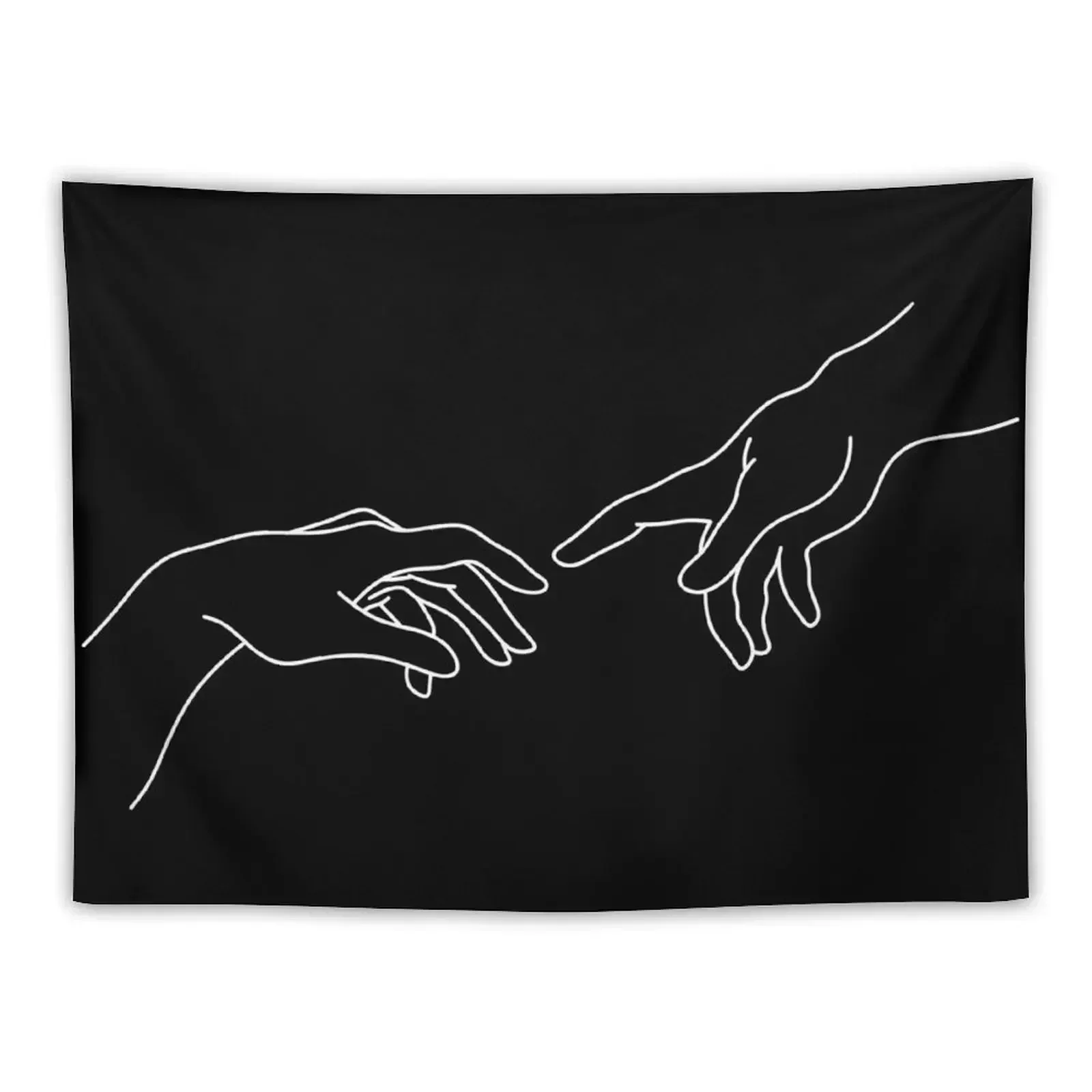 

Creation of Adam Hands Tapestry Korean Room Decor Luxury Living Room Decoration Bed Room Decoration Tapestry