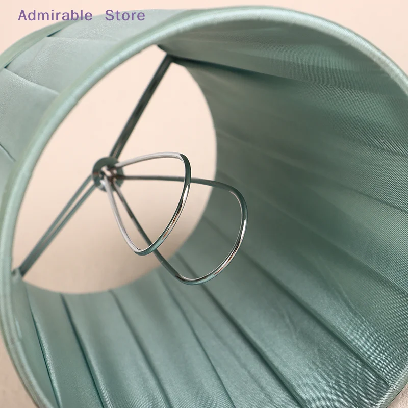 Dia 12CM Modern Style Chandelier Fabric Lamp Shade Clip On Mini Wall Lamp Shade Hotel Bedroom Bedside Floor Lamp Shell Cover