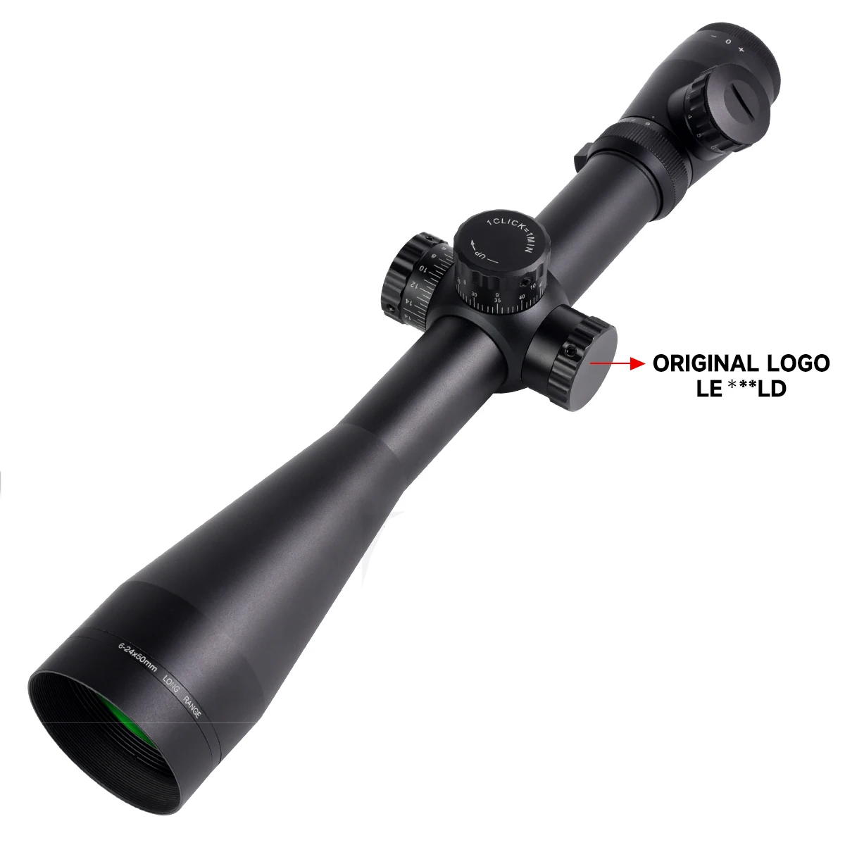 LP Original Tactical M3 6-24×50 Cross Red Illumination Optic Scope 30mm Tube Scope Shooting Metal Hunting Adjustable Focus Sight