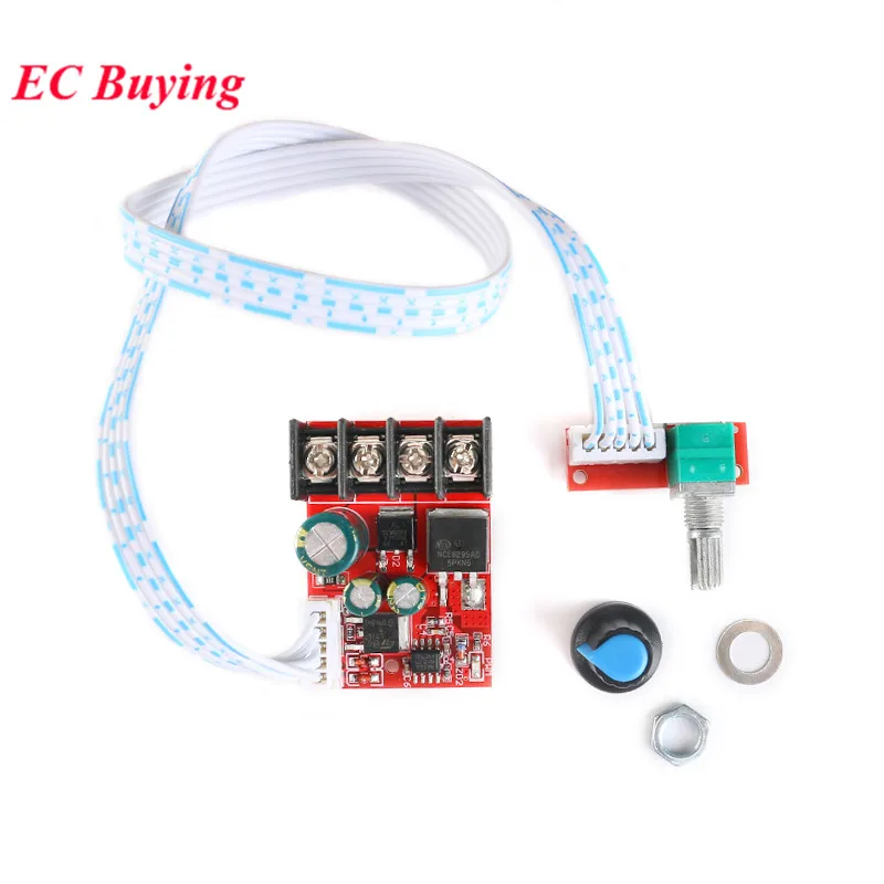 DC 10V-50V 15A DC PWM Motor Speed Controller Module LED Dimmers Board High-Power LED Dimmer Module Speed Switch