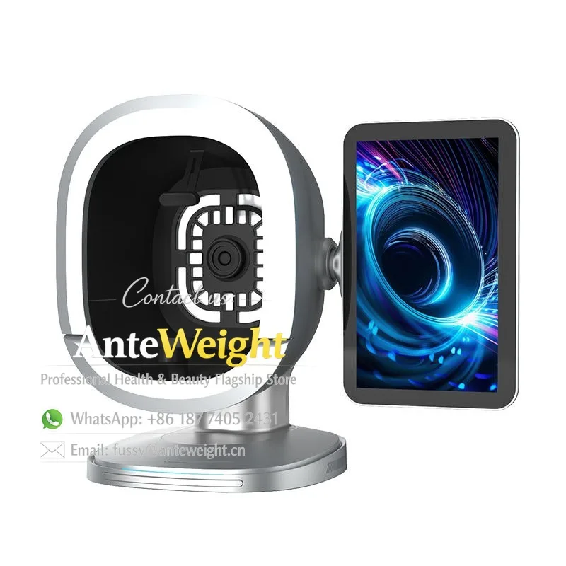 Smart Skin Analyzer 3D Intelligent Scanner 12M Pixel Automatic Face Recognition Magic Mirror Facial Detector