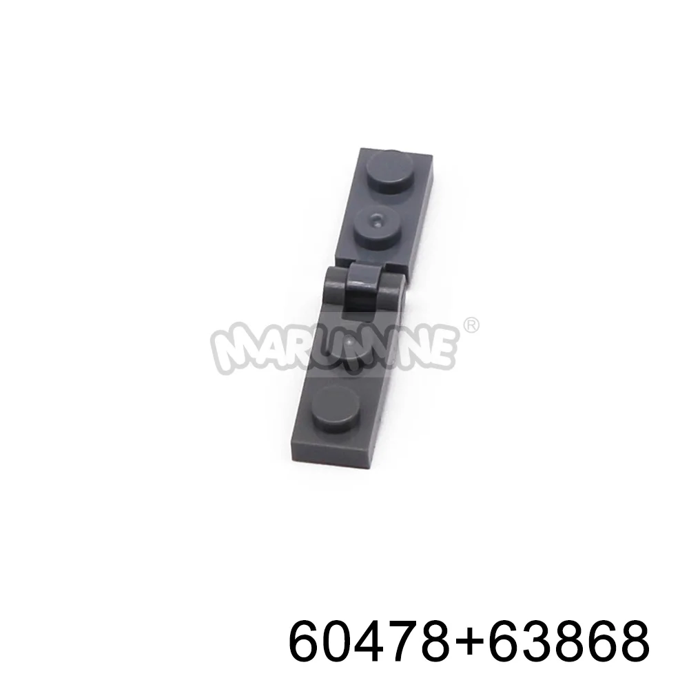 MARUMINE MOC Blocks Changeover Catch 60 Stück drehbare Bausteine, Scharnierplatte, kompatibel mit 2429 44301 60478 63868 48336